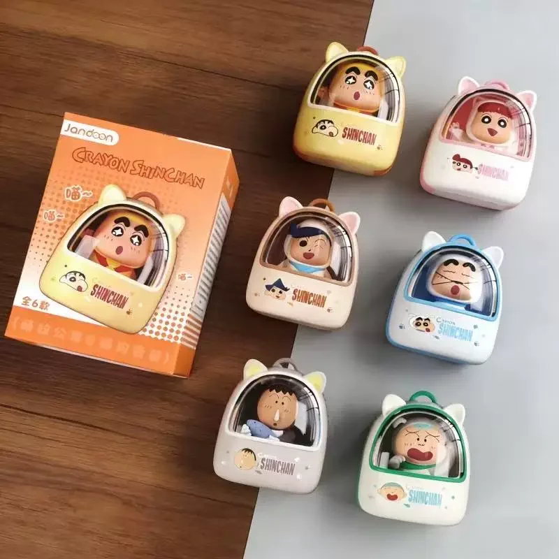 

Jandoon Crayon Shinchan Cat Dog Cosplay Mini Figures Blind Box Collectible Capsule Toys Desktop Decorations Gifts For Boys Girls