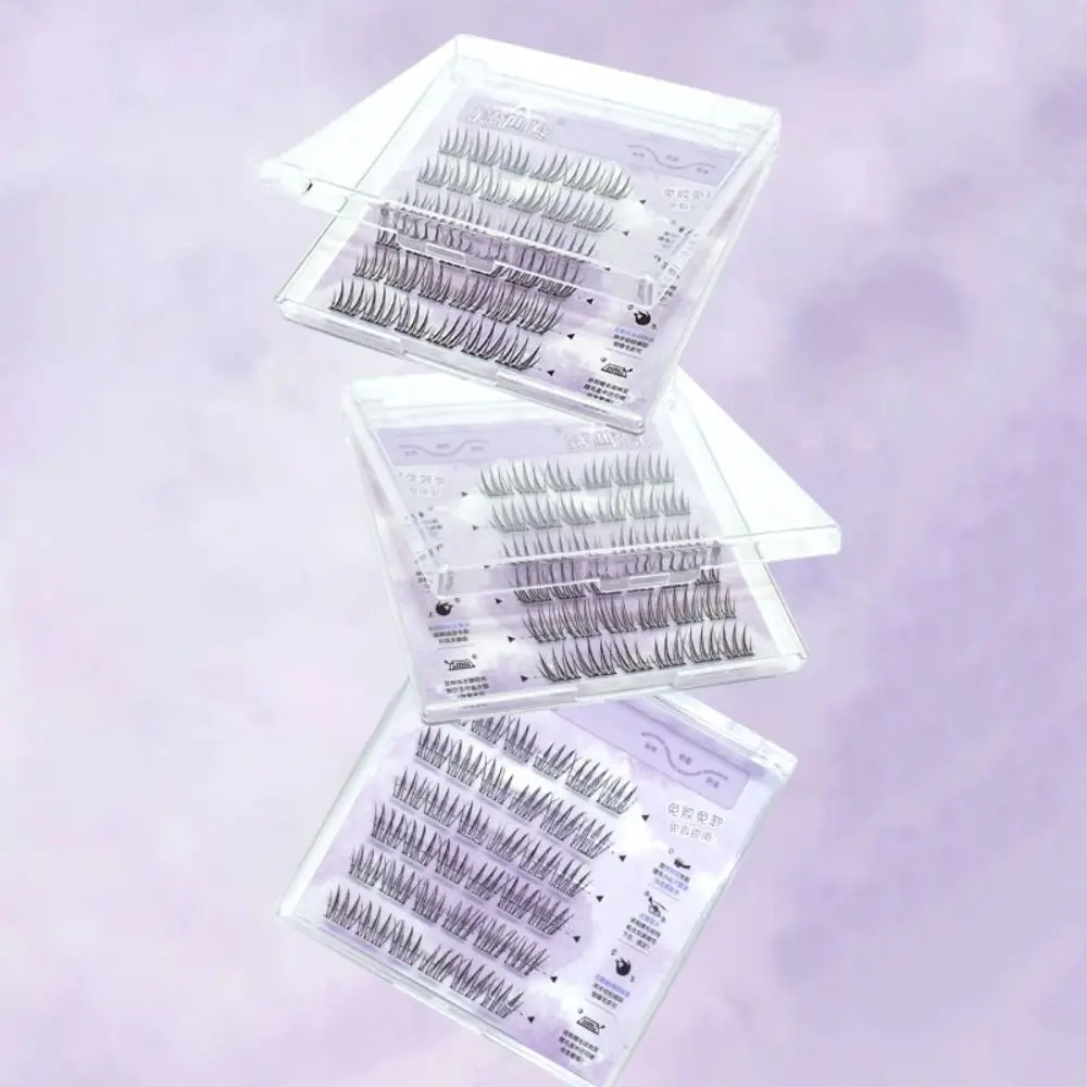 Zoete zelfklevende Lash Clusters DIY Make-Up Lijm Gratis Nep Wimpers Langdurige Herbruikbare Valse Wimper Clusters Make-Up Tool