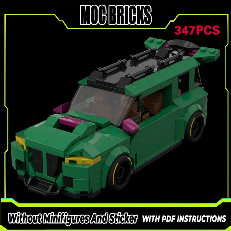 

City Car Model MOC Building Bricks M3 High Performance Coupe Modular Technology Gifts Holiday Assemble Children Toys Suit