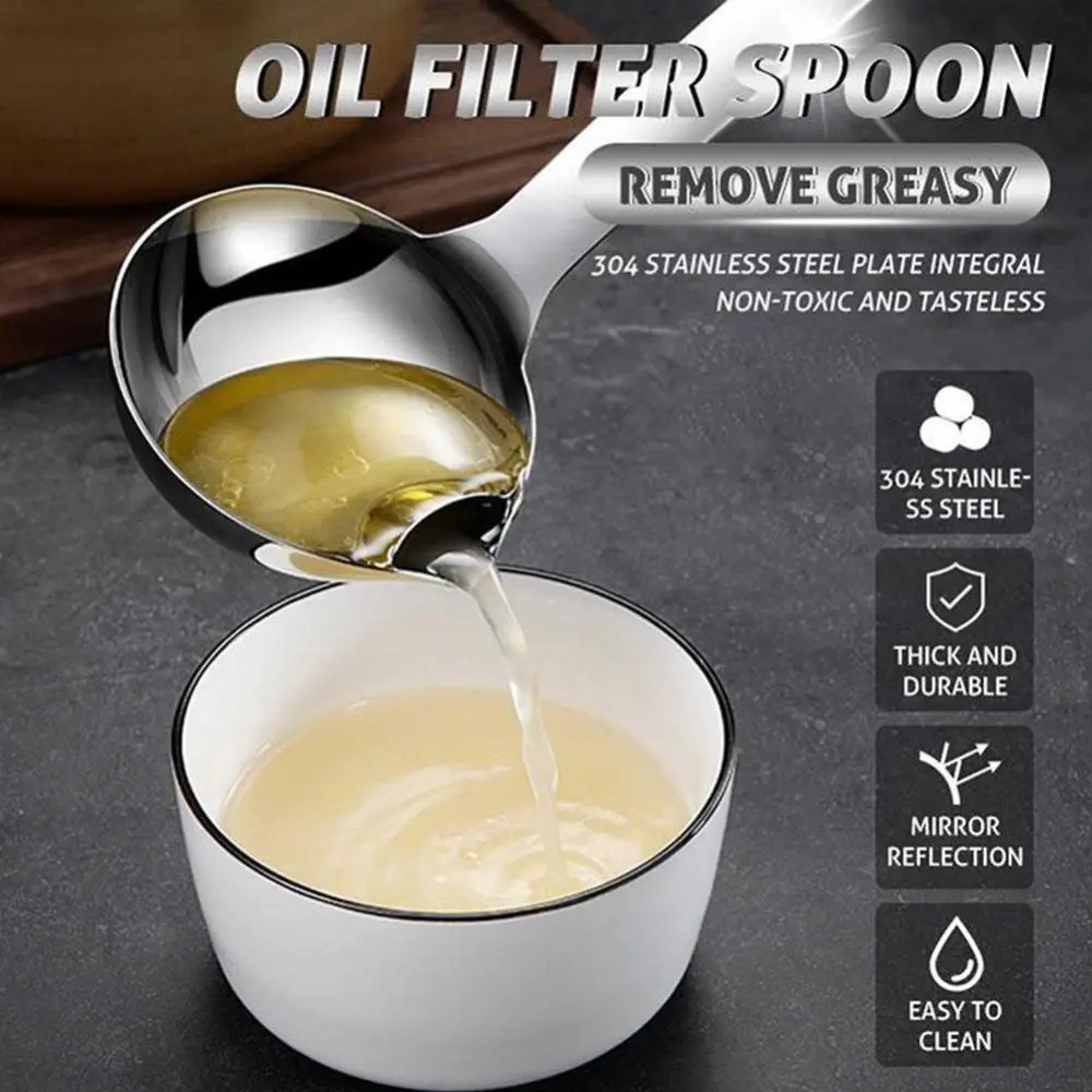 

Ложка-дуршлаг для масляного супа, из нержавеющей стали