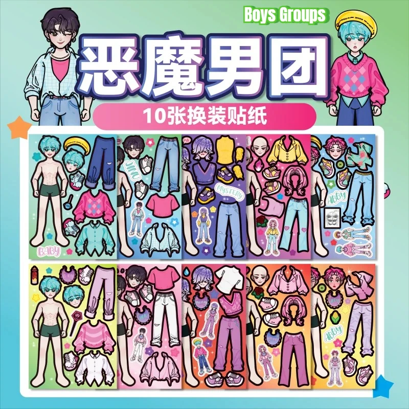 6/10/16 قطعة k-pop caçadores de Demôalos شخصية dos desenhos أنيمادوس mudanza adesivo à probe dwaterproof kawa estetica crian