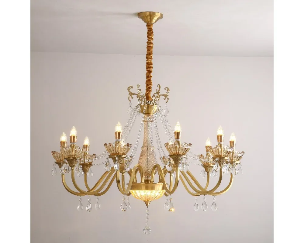 

Французская хрустальная люстра для гостиной, творческая личность, художественный светильник для спальни, ретро обеденный стол, барное освещение