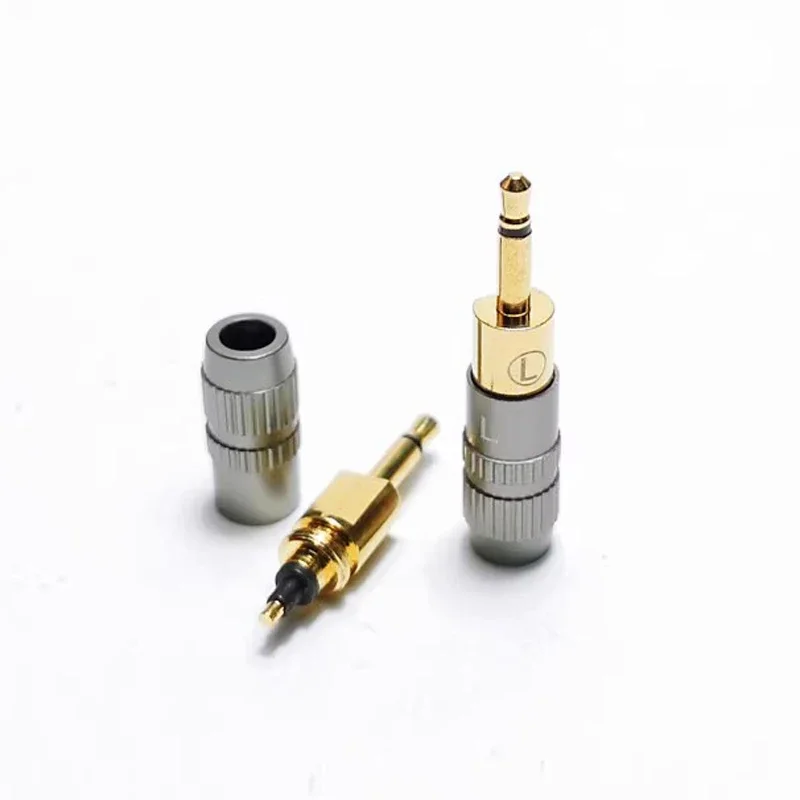 

Посеребренные штифты с двумя моноразъемами «сделай сам», 2,5 мм для обновления кабеля наушников HD700 ​