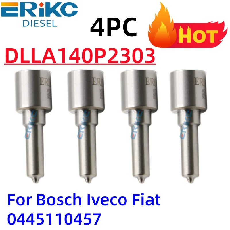 

Форсунка дизельного топлива DLLA140P2303 0433172303 Форсунка Common Rail DLLA 140 P 2303, распылитель для Bosch Iveco Fiat 0445110457