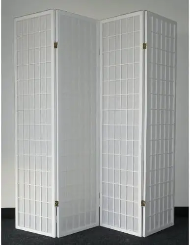 

Room Divider Shoji 4 Panel White