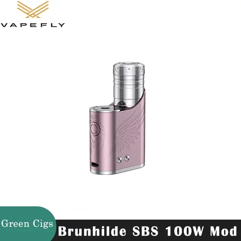 Original Vapefly Brunhilde SBS 100W Mod Support 18650/20700/21700 Battery VW/Bypass/TC Mode fit Kriemhild II Tank E Cigarette