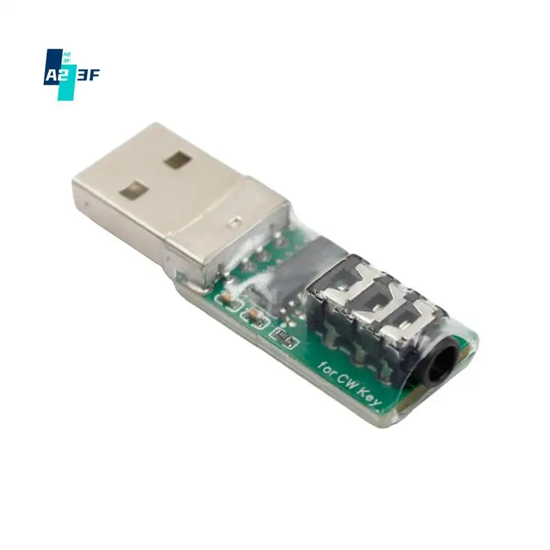 

A23F-2 шт. для Vband Морзе USB-тренажер для ключей Vband, разъем для мобильного телефона, компьютера, тренажер для телеграфа, подключение ключей