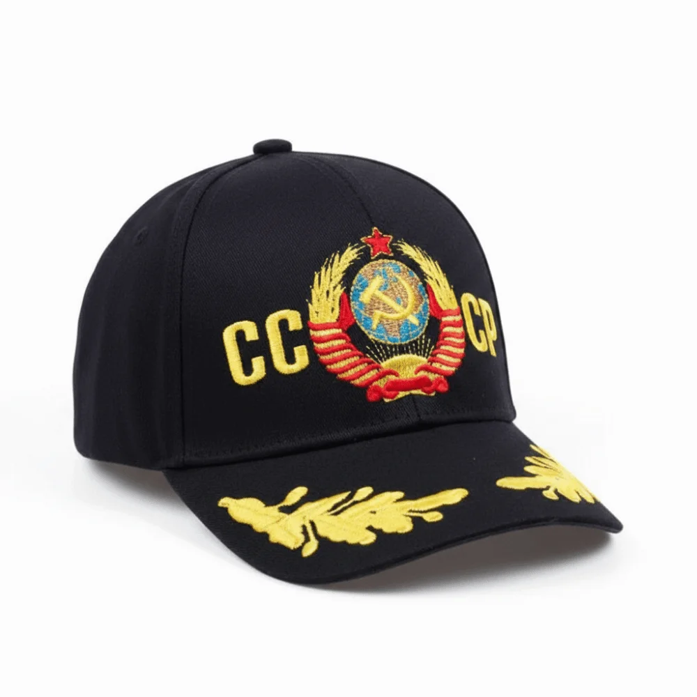 Russian National Emblem CCCP USSR Embroidered Baseball Cap Cotton Adjustable Baseball Hats Snapback Caps For Man Women Unisex