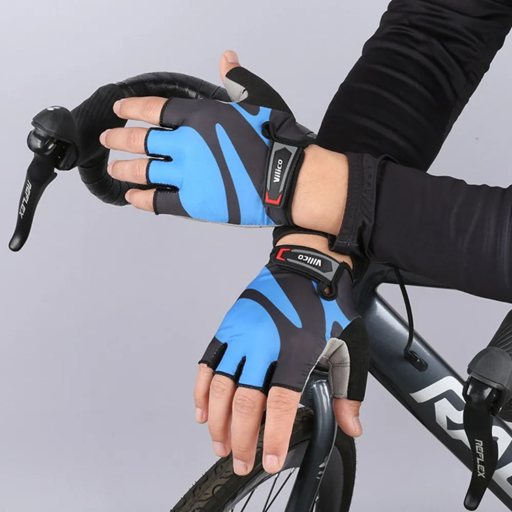 

Fitness Gloves Half Finger Half Finger Gloves Non-slip Thin Cycling Gloves Breathable Workout Gloves Gym