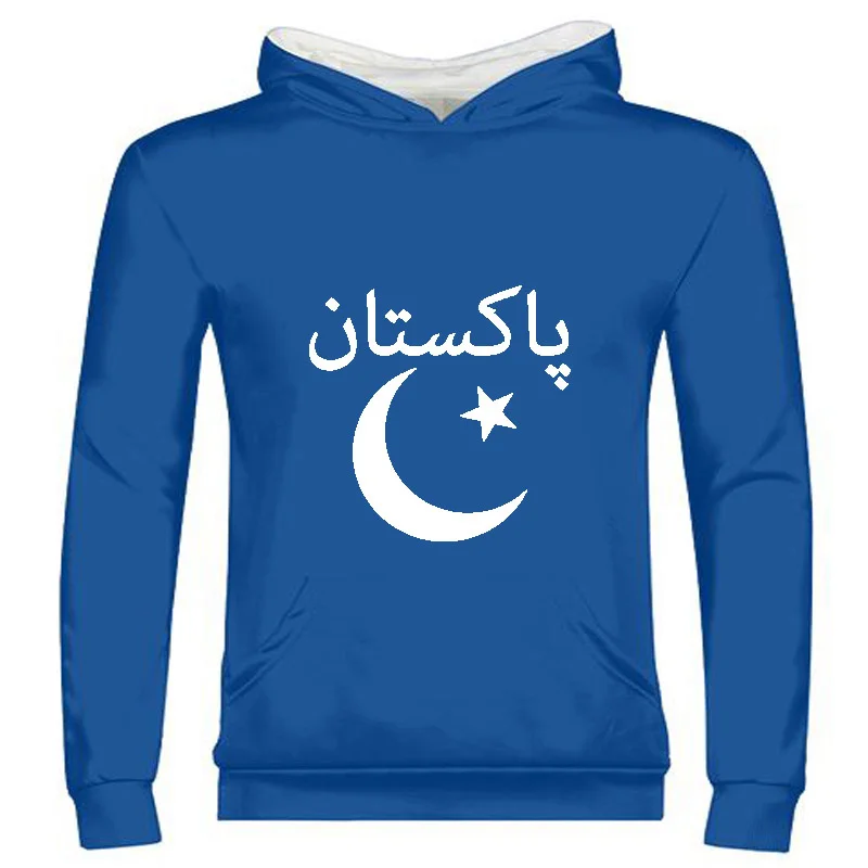 New Pakistan Flag Graphic Hoodies 3D National Emblem Moon Star Printing Sweatshirts Kids Fashion Hooded Hoody Women Y2k Pullover