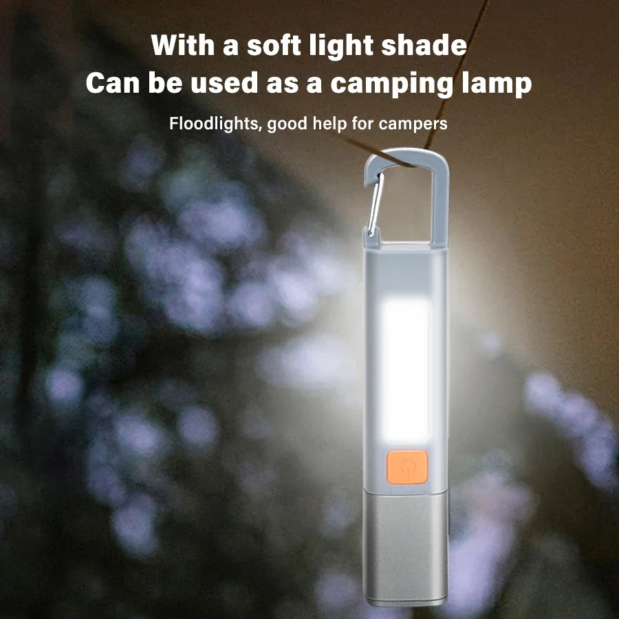 Multifunctional Outdoor Bright Flashlight, Long-range XPE FloodLight Rechargeable LED Emergency Outdoor Portable Camping Lantern