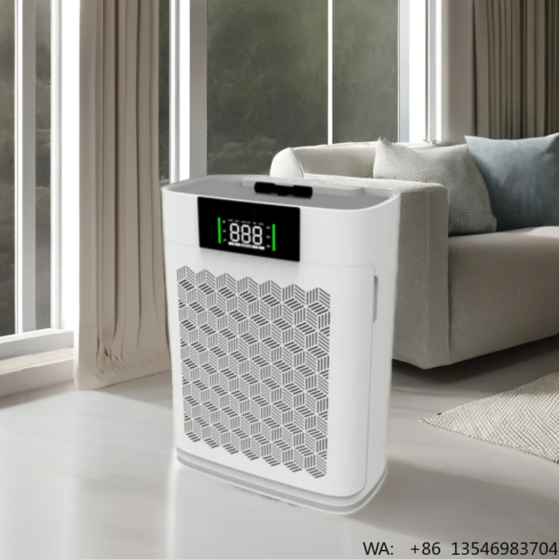 Smart Air Purifier With Wi-fi & App Control for Large Rooms Battles Odors Dust & Pm2.5 With Auto Mode and Quality Monitor
