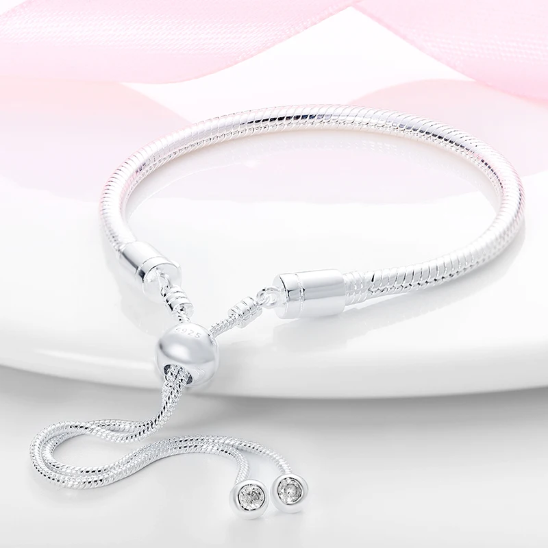 Original Bracelet 925 Silver Sunflower Evil Eye Star Moon Zircon Bracelet Luxury Women Jewelry Romantic Jewelry Valentine's Day