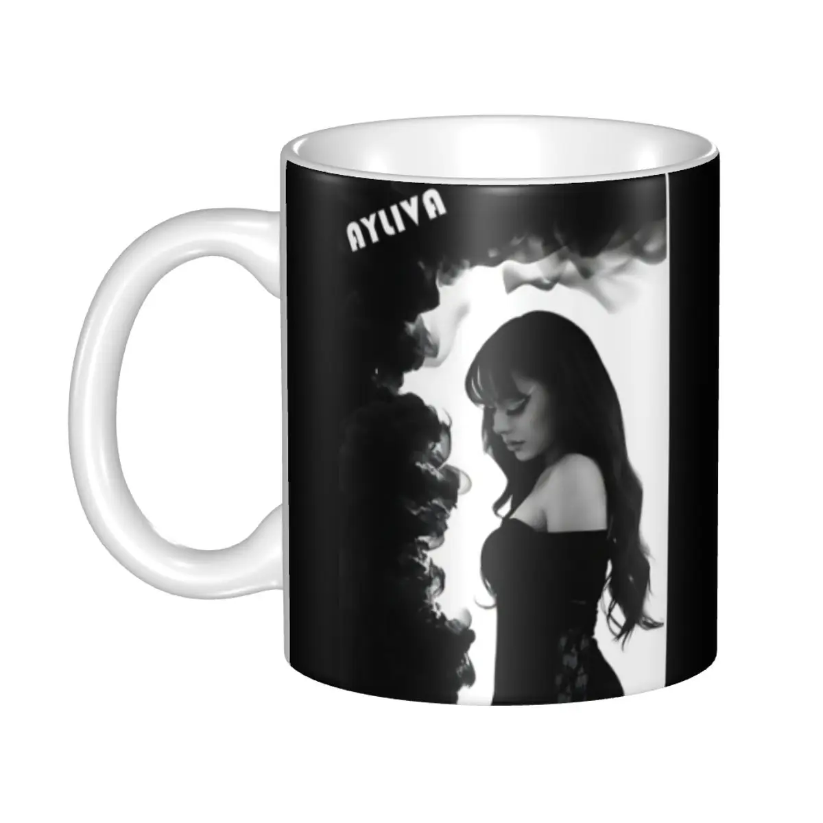 Customized Ayliva Wealth Mugs DIY Music Singer Ceramic Milk Tea Coffee Cup