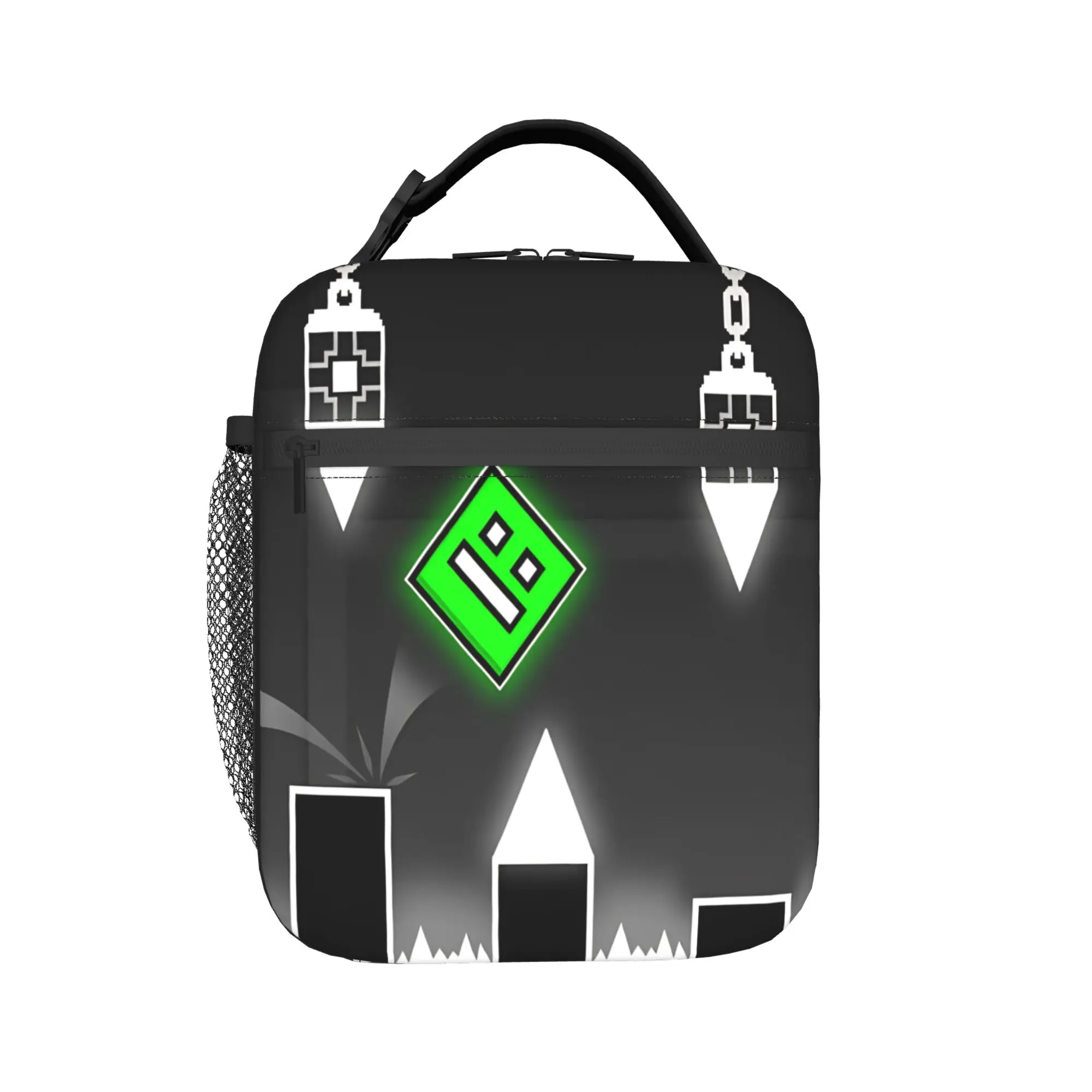Lunch Boxes Geometry Cube game Merch  Lunch Food Box New Arrival Thermal Cooler Bento Box For School