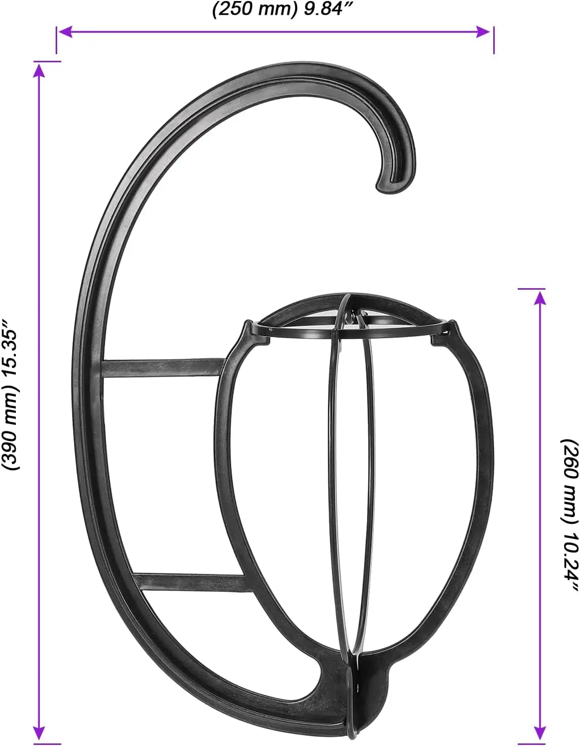 Dobrável portátil Wig Hanger, Wig Rack para várias perucas e chapéus, Stand secador, dobrável Display Holder