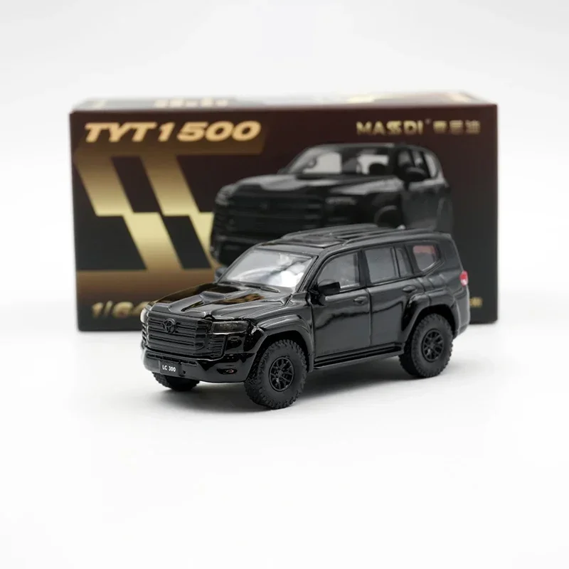 MASSDI In Stock 1:64 Land Cruiser LC300 SUV Diecast Car Model Collection Toys