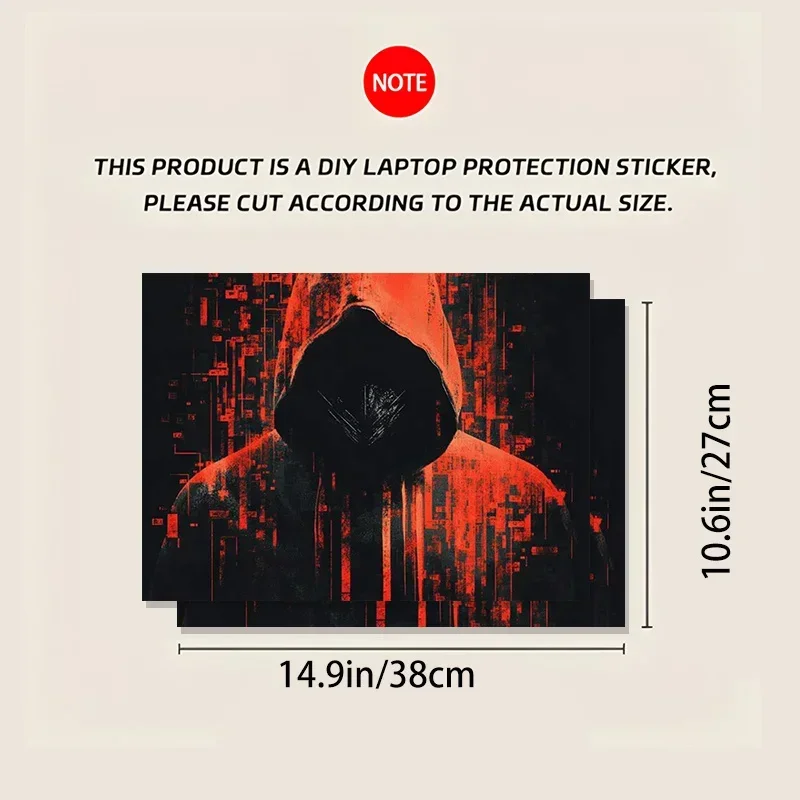 ملصقات الكمبيوتر المحمول ملصقات الفينيل المقاومة للخدش سهلة اللصق والإزالة ملصقات الكمبيوتر المحمول ذات الطابع العالمي المحاصيل DIY Decal