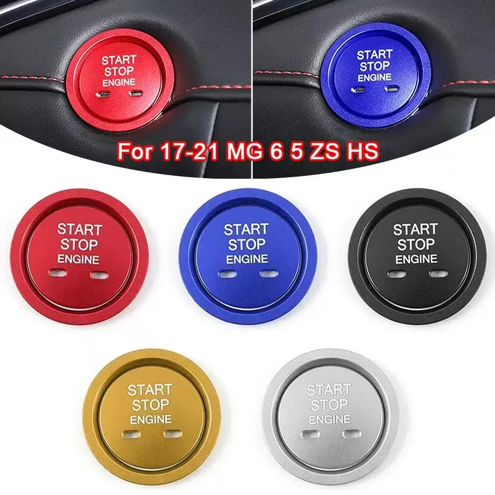 

For MG6 One Button Start Ring Car Engine Start Button Cover Smooth Texture Interior Upgrade Accessories for MG6 2021 2022 2023