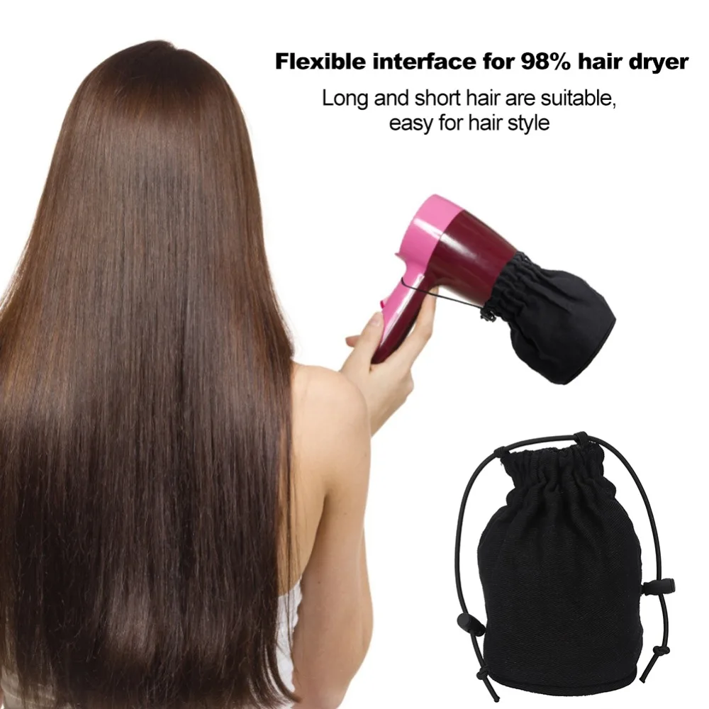 Quick Dry Hair Dryer Diffuser Professional Nylon Fabric Hair Dryer Socks Foldable Universal Diffuser Cover Home Use
