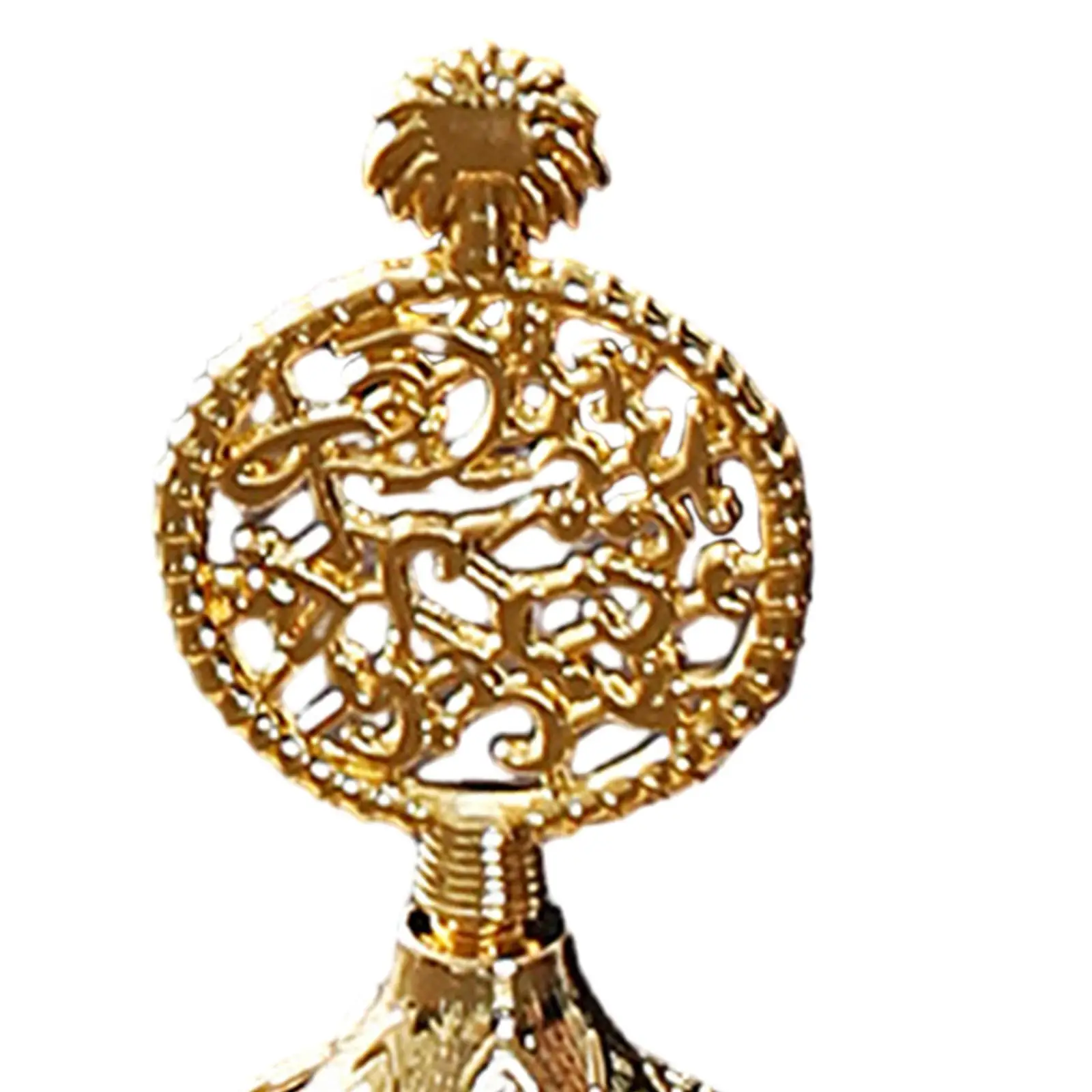 Metal Arabic Incense Holder Cone Burner Decorative Candlestick Antique Art Ornament for Wedding Party