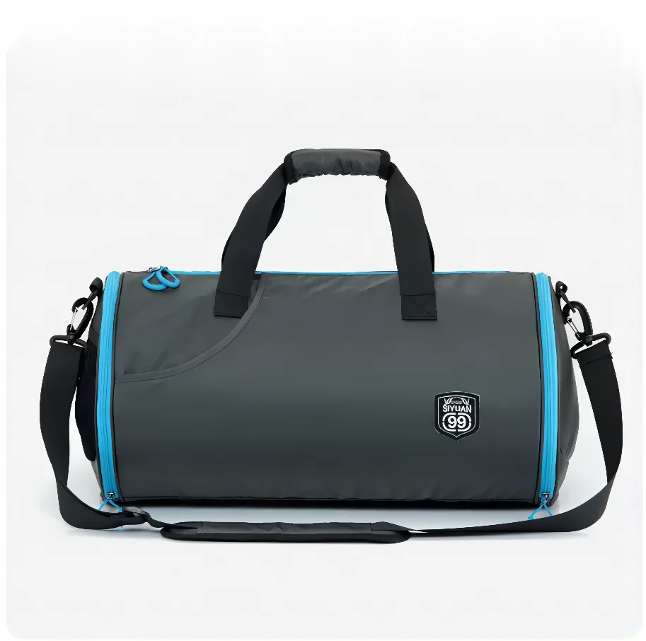 SIYUAN Sports Gym Bag Travel Duffel Bag Waterproof Weekender Overnight Tote Carry On Bag with Shoes Compartment  Lightweight