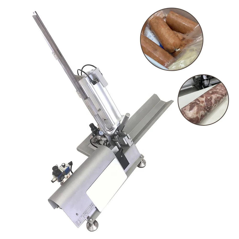 

Meat Roll Tightening Machine Industrial Sausage Meat Clipper Pneumatic Meat Roll Sealing Machine