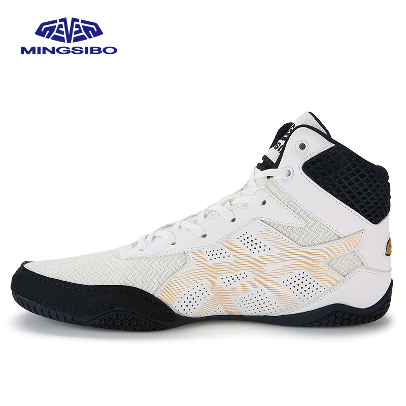 MINGSIBO Professionele Worstelschoenen Unisex Wearable Vechtlaarzen Man Designer Sport Training Schoen Gym Boksschoenen