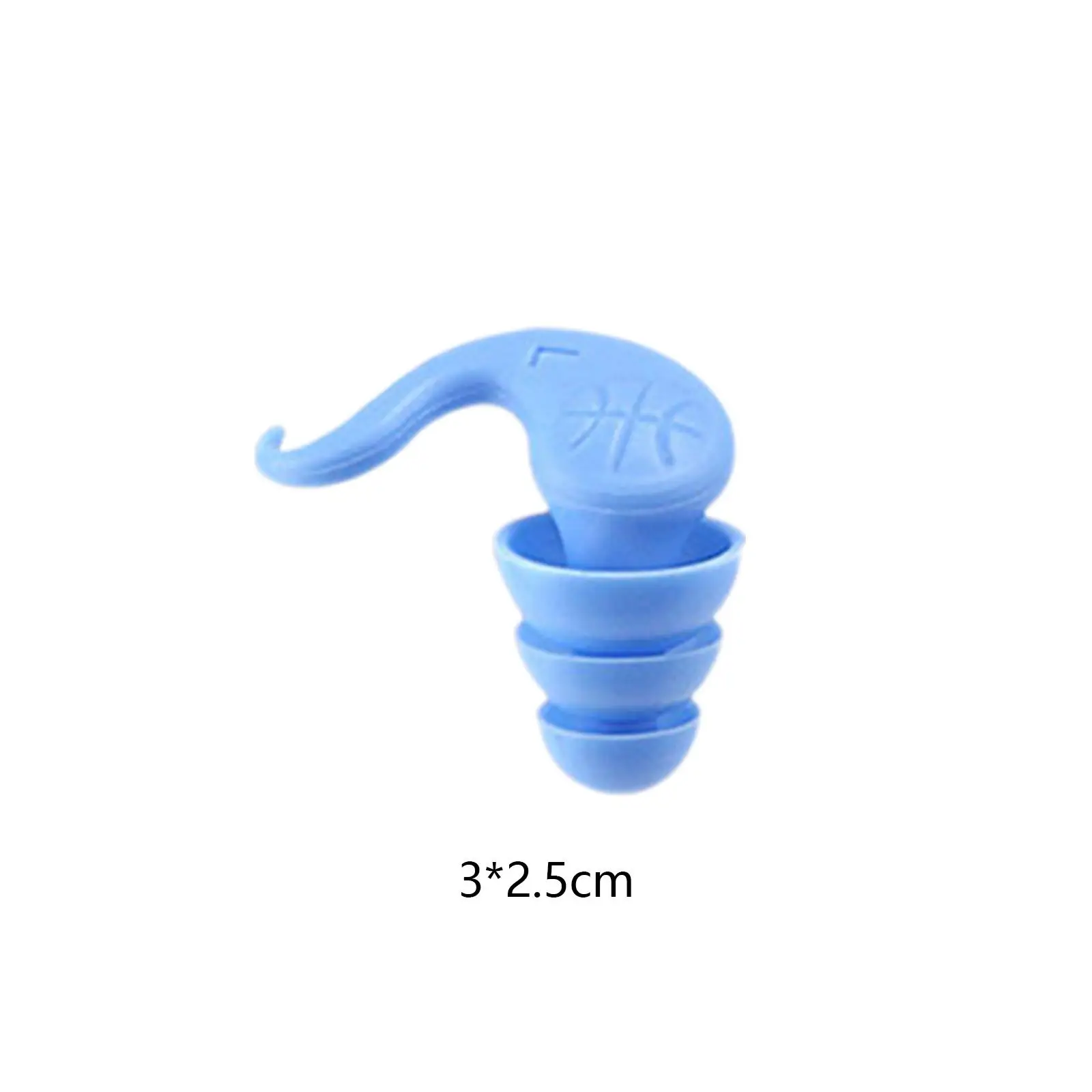 

Reusable Swimming Ear Plugs Soft Silicone Ear Protection Anti Water Noise Insulation for Pool Shower Diving