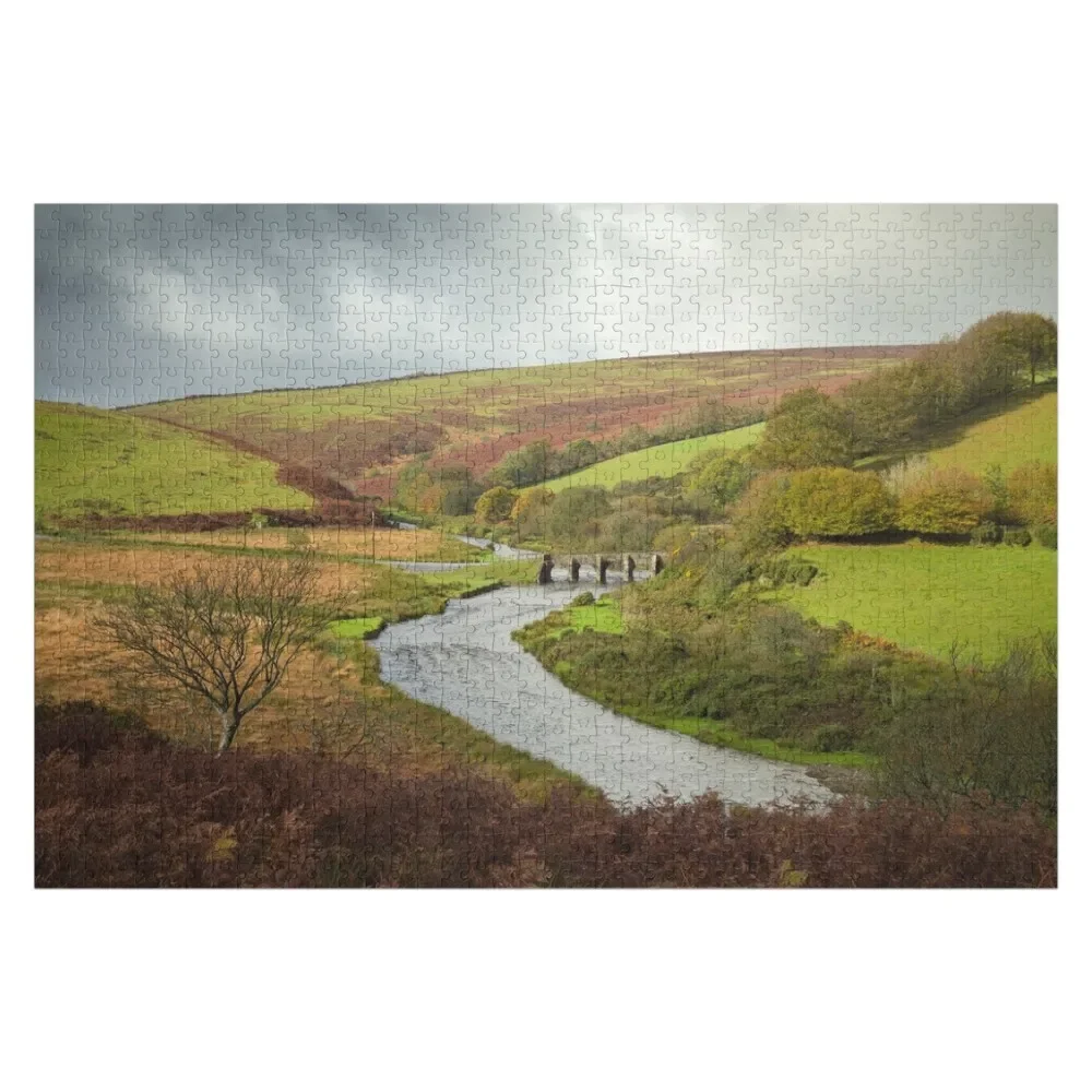 

Landacre Bridge, Национальный парк Эксмора, игрушки-пазлы для детей, персонализированные головоломки