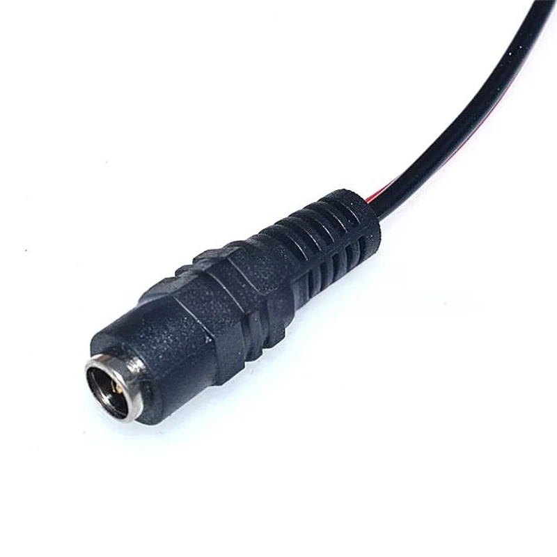 10PCS 12V Copper Core CCTV Power Adapter Cable DC Female to 5.5x2.1 DC Power Cable Male-Female Mating