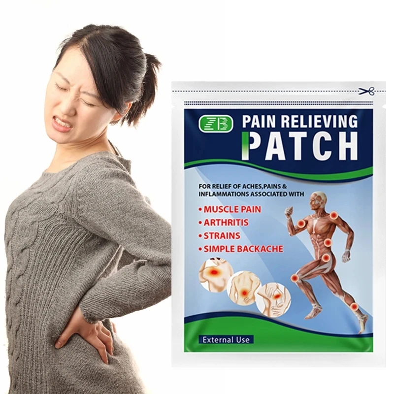 10pcs/bag ZB Pain Relief Patch Joint Leg Pain Relieving Chinese Medical Hot Capsicum Plaster Relieve Arthritic/Back/Neck Pain