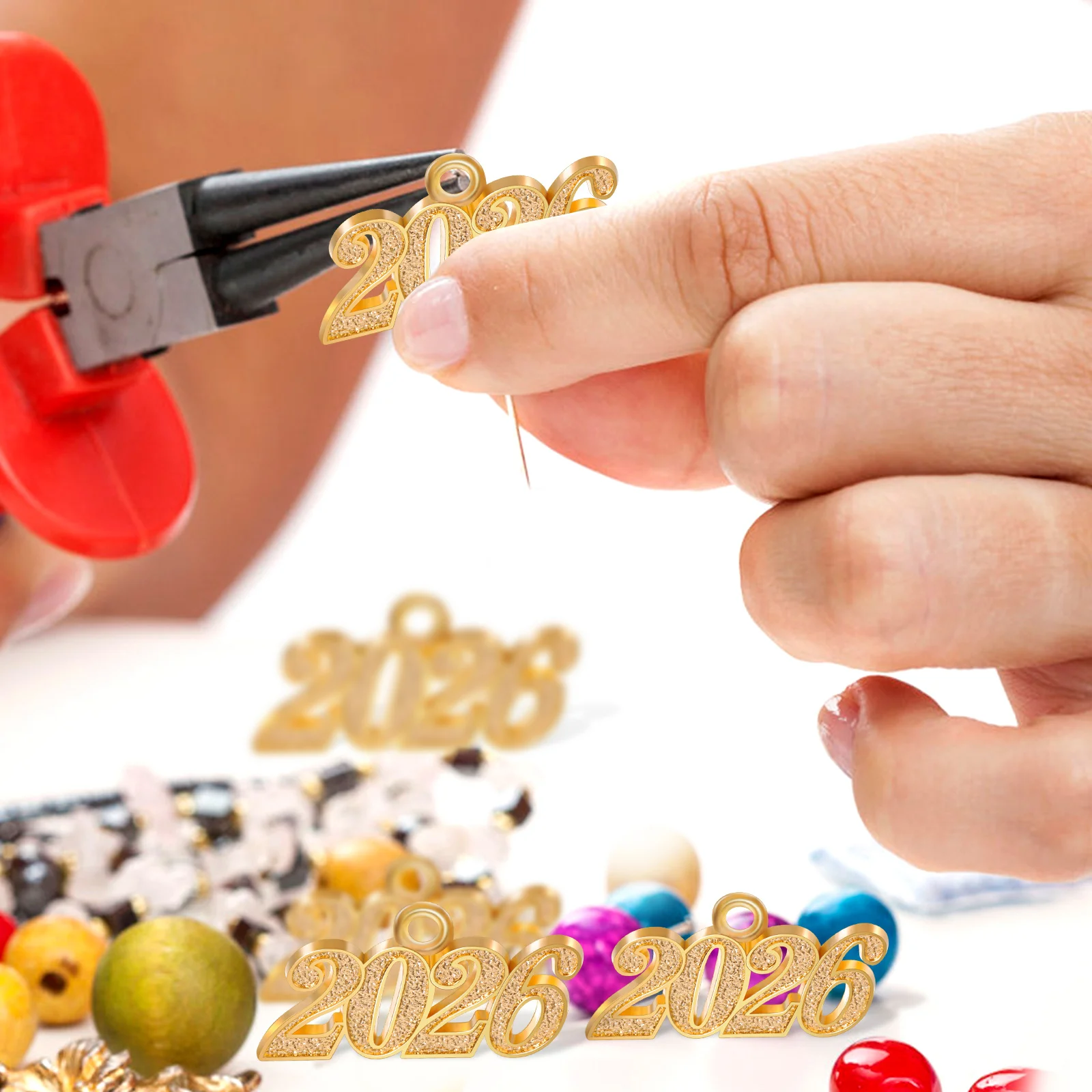 

50 Pcs Jewelry Pendant Accessories Alloy Charms 2026 Design Vintage Necklace Bracelet Keychain Crafts nament for Earrings