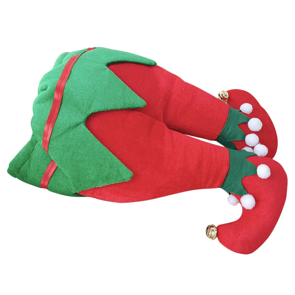 

Santa Hat Holiday Party Adult Elf for Men Funny Hats Portable Cloth Festive Cute Man