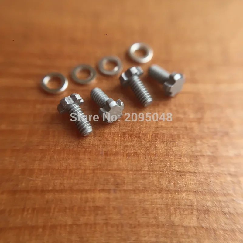 titanium color 5 prongs rm010 screw for Richard Mille Skull Carbon watch case fixed screws parts rm035-02 rm61-01 parts tools