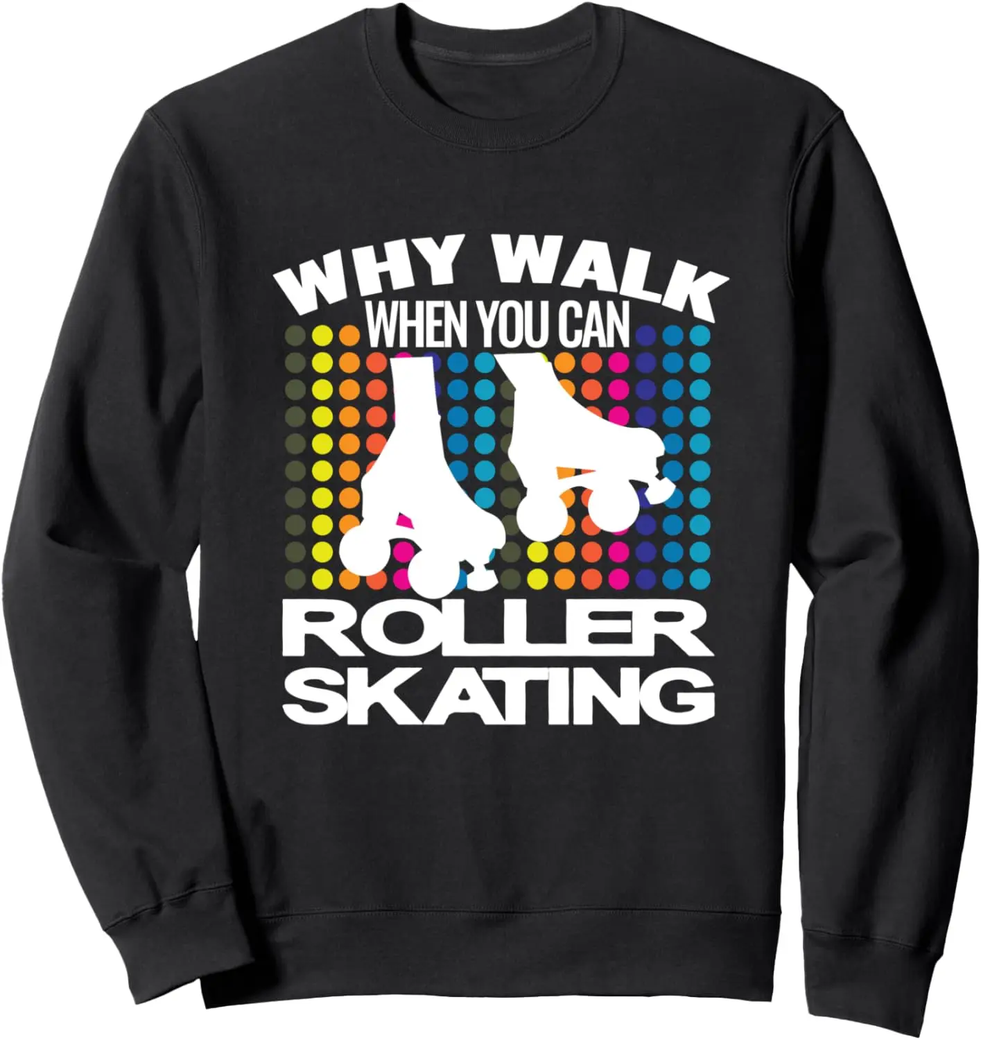 Patines de ruedas patinador retro disco 70 s 80 s patinaje sobre ruedas Sudadera