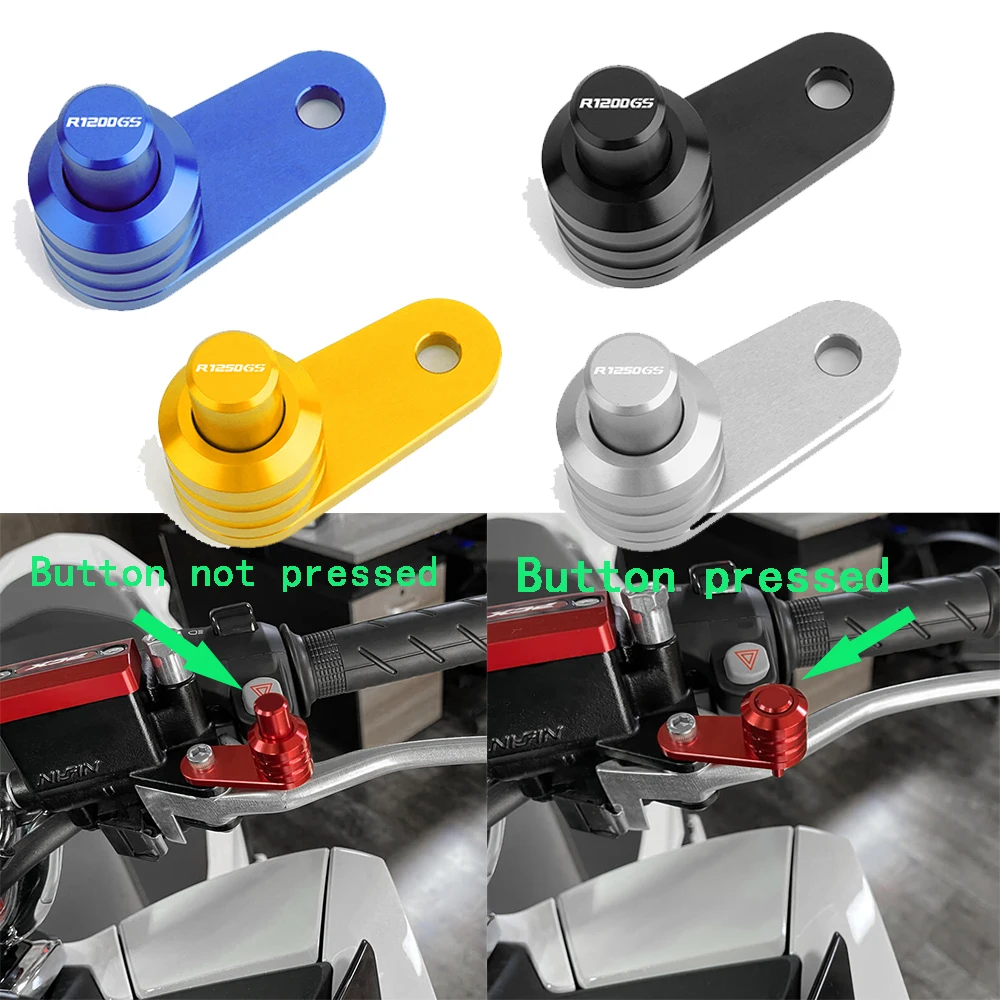 For BMW R1200GS R1250GS LC ADV R 1250 1200 GS Adventure Motor Accessories Brake Lever Parking Button Semi-automatic Lock Switch
