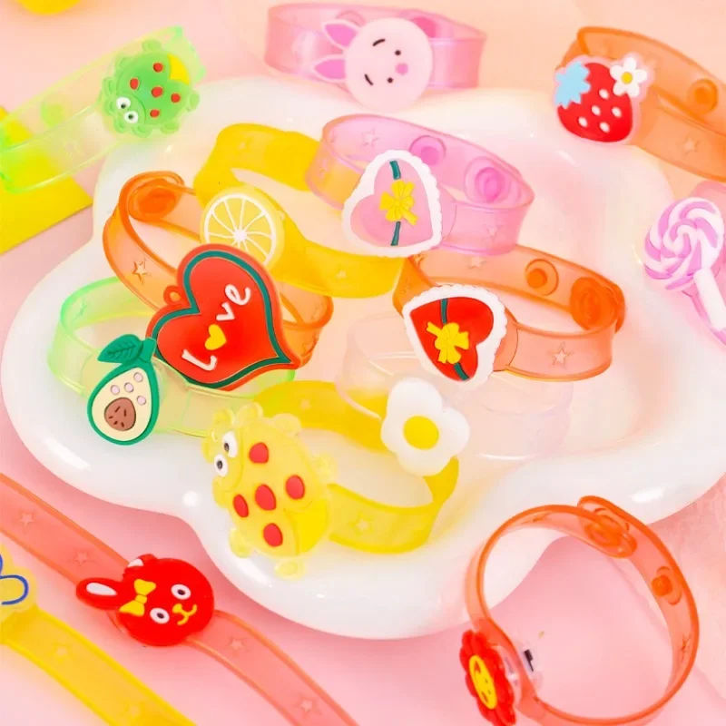 Cartoon Creative Light-up Bracelet LED Light Up Watch Toys Kids Birthday Party Supplies Carnival Guests Children Giveaways