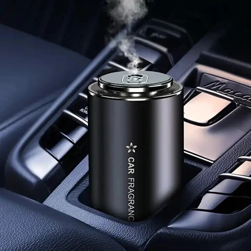 Diffuser minyak esensial mobil Mini, penyebar Aroma parfum udara mobil dengan pemurni pintar, konsentrasi dapat disesuaikan, pembuat kabut wangi rumah