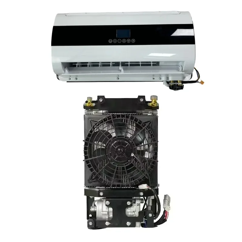 Remote Control Auto Por Widely Application 12 v 24 Volt Car Air Conditioner for Generator Truck New Energy Vehicle RV