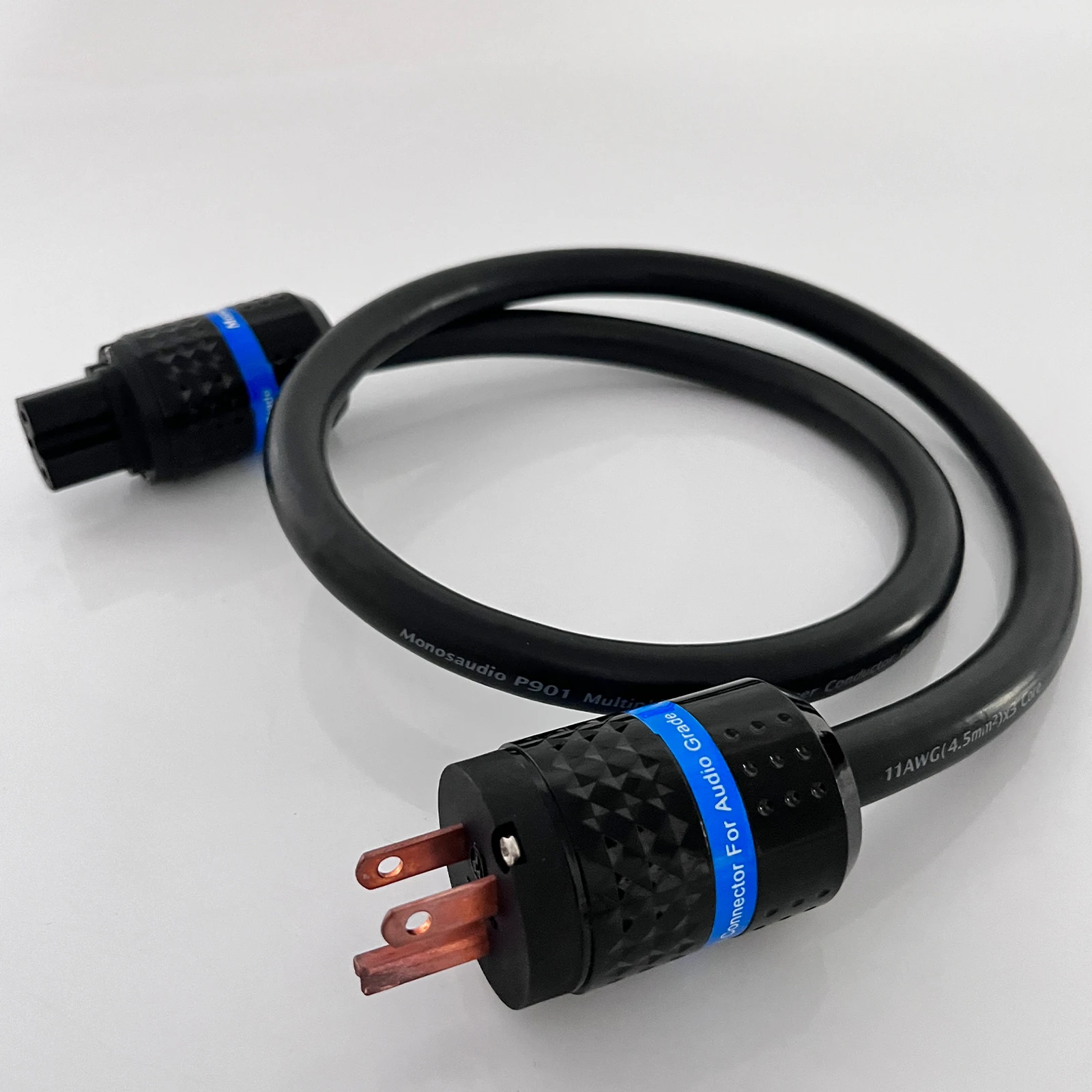 HiFi Audio Preffair AC-Stromkabel mit US/EU/UK-Version Steckern C15 Buchsen für Leistungsverstärker-Lautsprecher – Detail 11