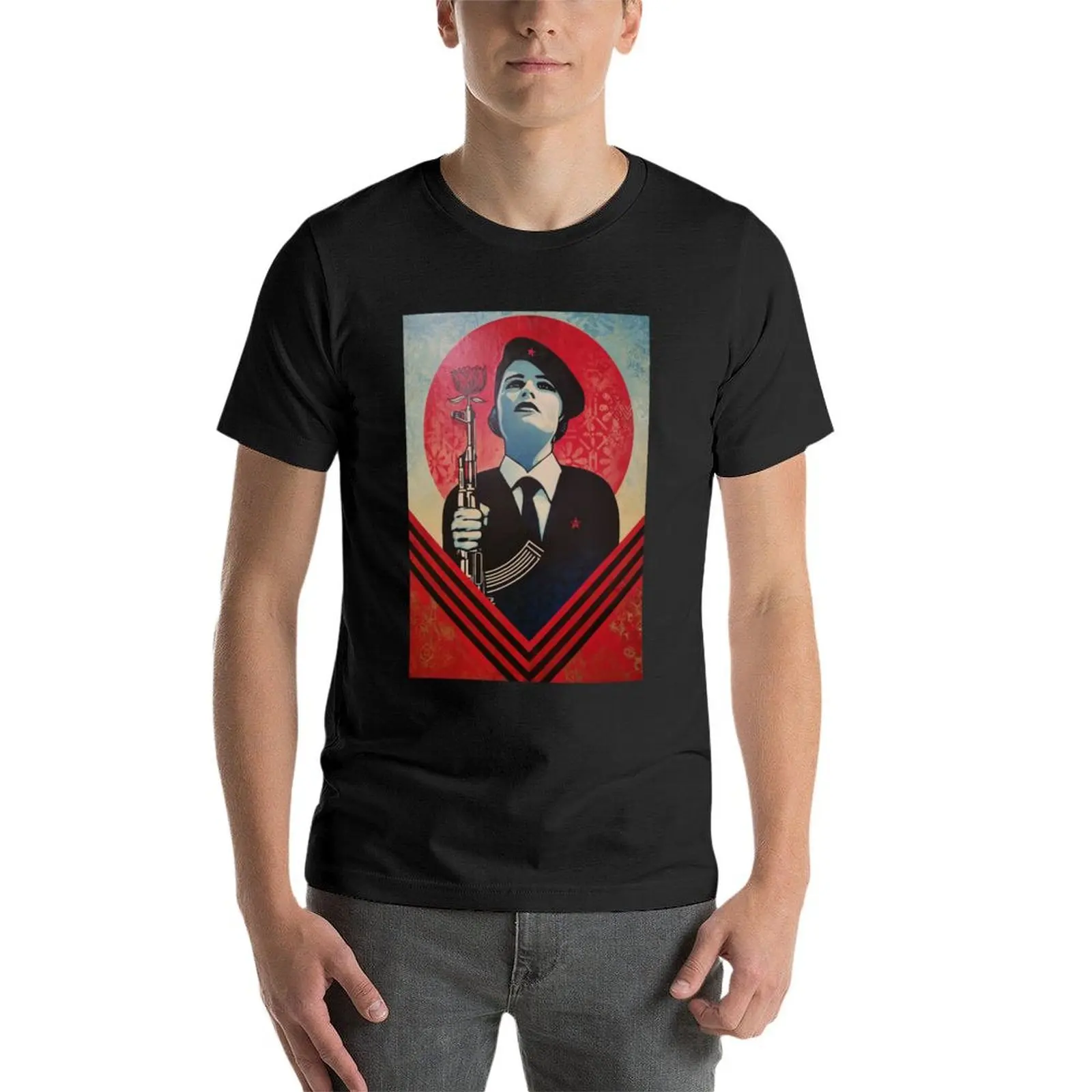 Art by Shepard Fairey, Shepard Fairey Art urbain T-Shirt cute tops anime figures big and tall t shirts for men