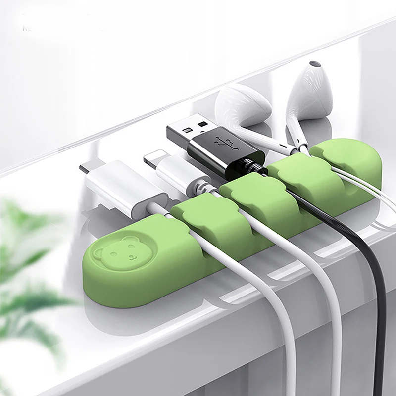 1 Stück niedlichen Kabel organisatoren Halter Clips für Desktop-Kabel Veranstalter Management Office Home
