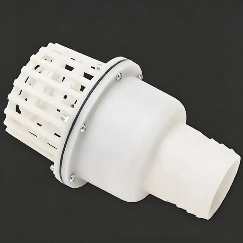 Fußventil oder Rückschlagventil 2-Zoll 50mm / 3-Zoll 75mm Großbohrung Fußventil Kunststoff Selbstansaugende Pumpe Bodenventil Filter – Detail 12