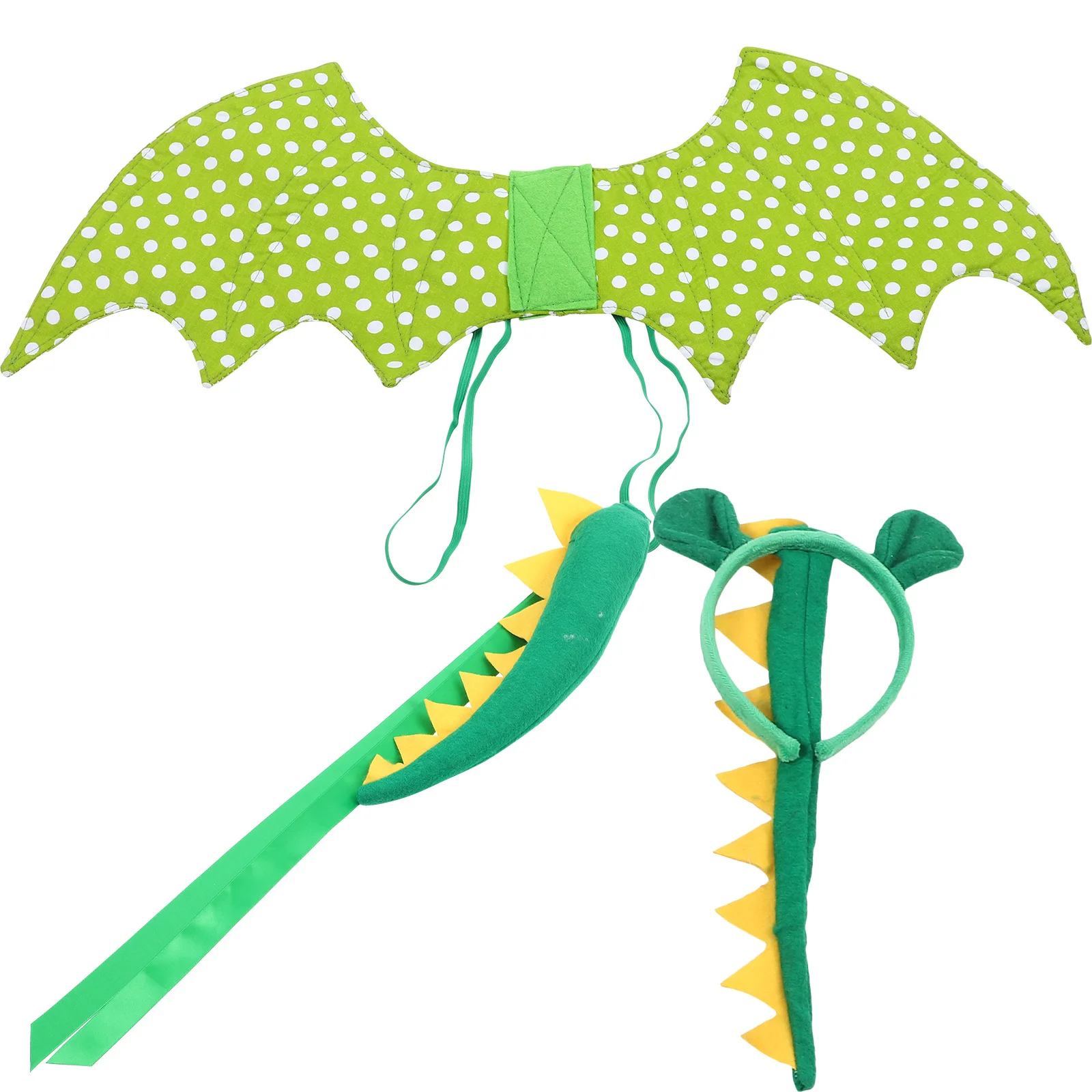 1Set Dinosaur Costume Set for Little Fine Workmanship Lightweight Compact Design Ideal Gift for Birthday Carnival Dance