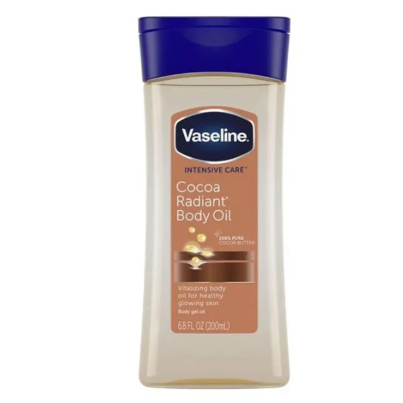 Vaselin Body Care Cocoa Coffee Rose Revitalizing Moisturizing Body Gel Oil 200ml