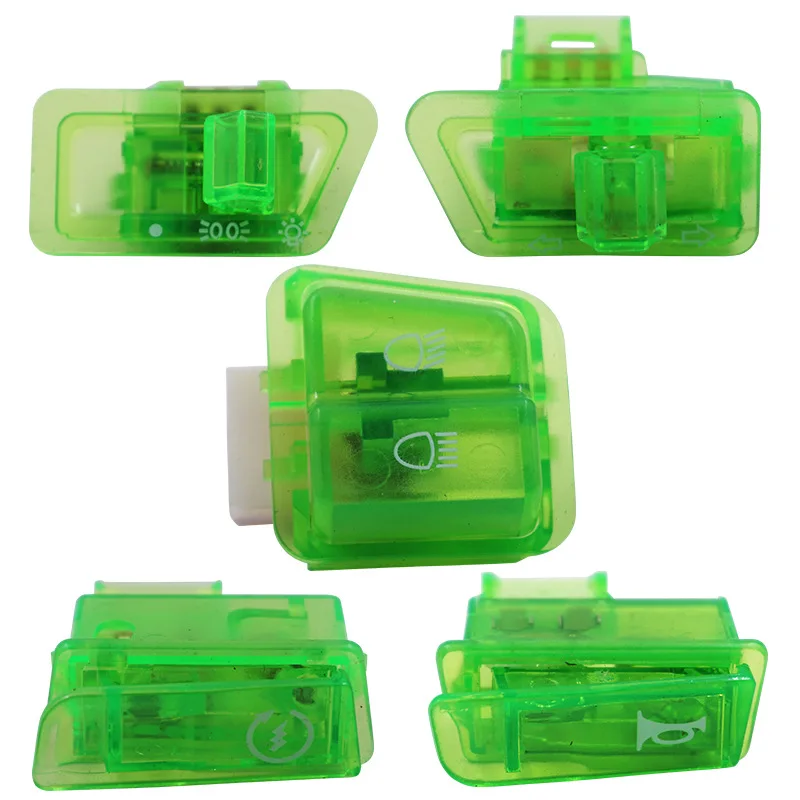 Motorcycle Switch Accessories Color Headlight Turn Switch Three-line Far and Near Light Horn Start Switch