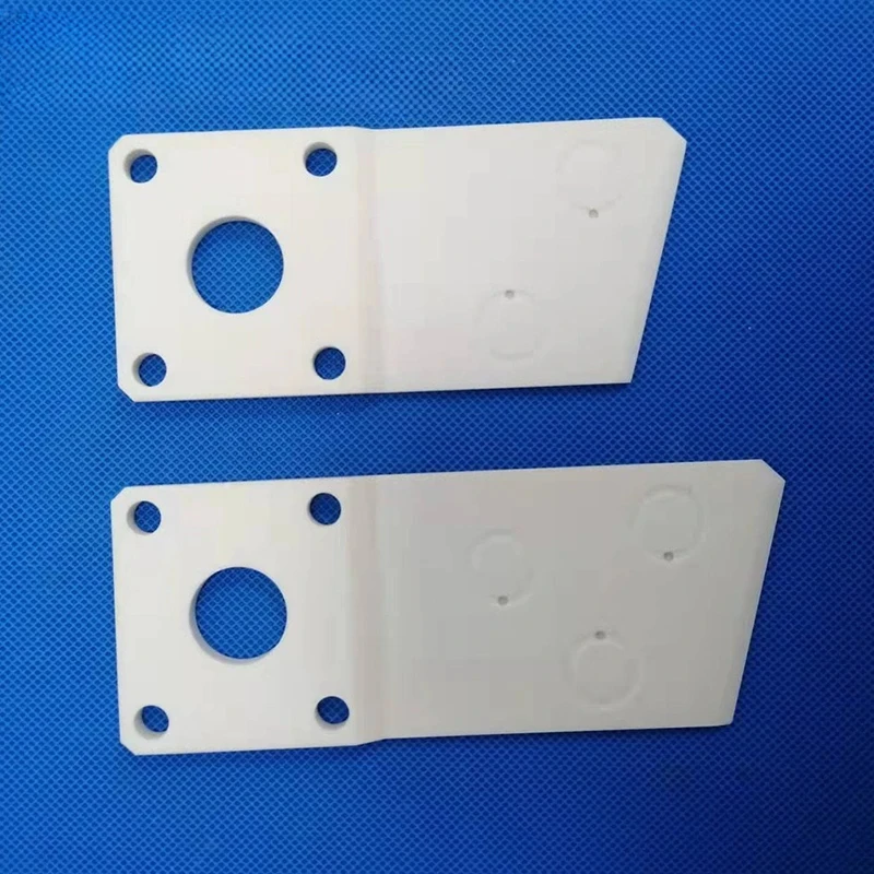 Piezas de cerámica de semiconductor personalizadas, procesamiento de alta conductividad térmica, aislamiento de cerámica de nitruro de aluminio