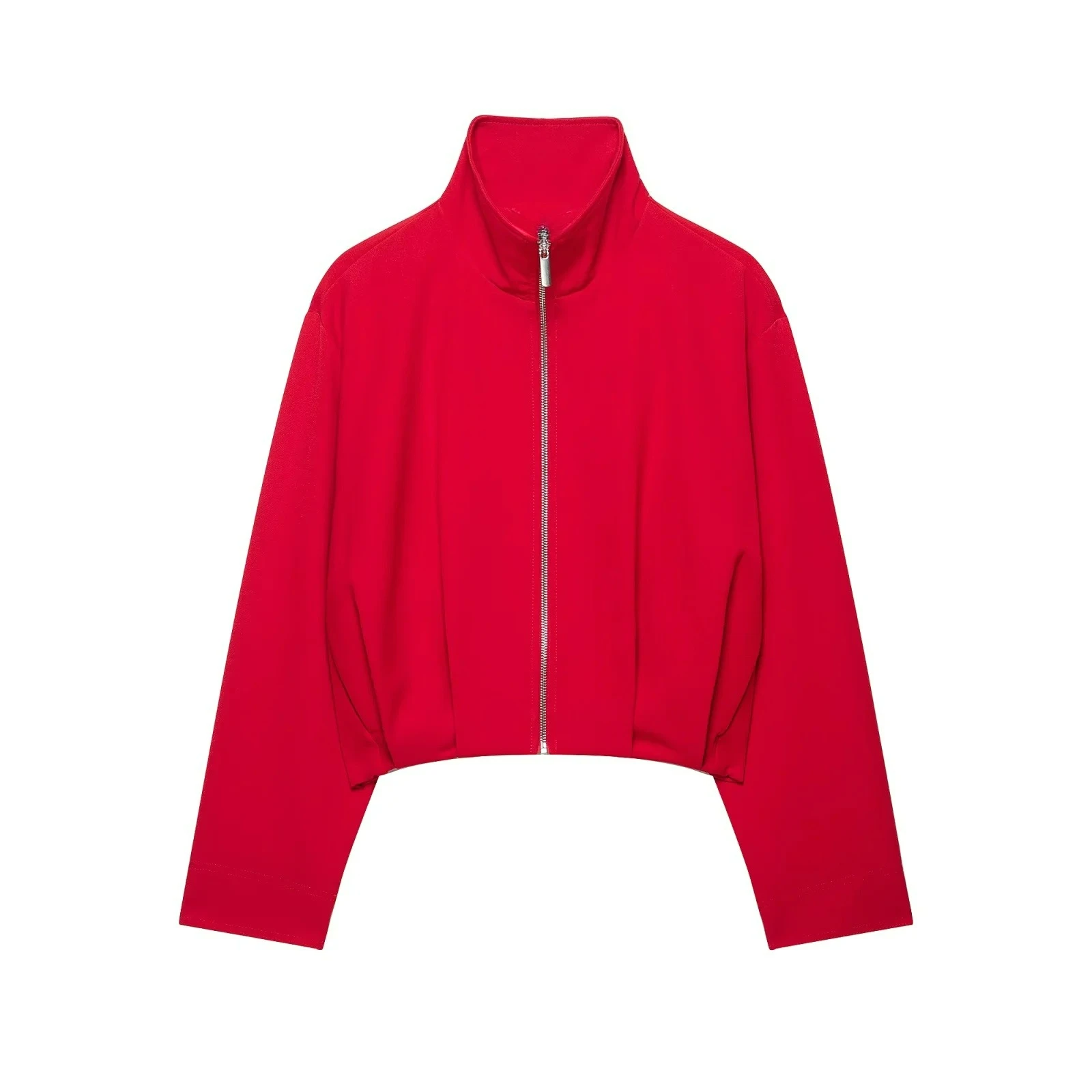 KONDALA Casual Chic Damenjacke Stehkragen Reißverschlusstaschen Langarmjacke Neue Mode 2026 Herbst Ausgehjacke für Mädchen – Detail 3