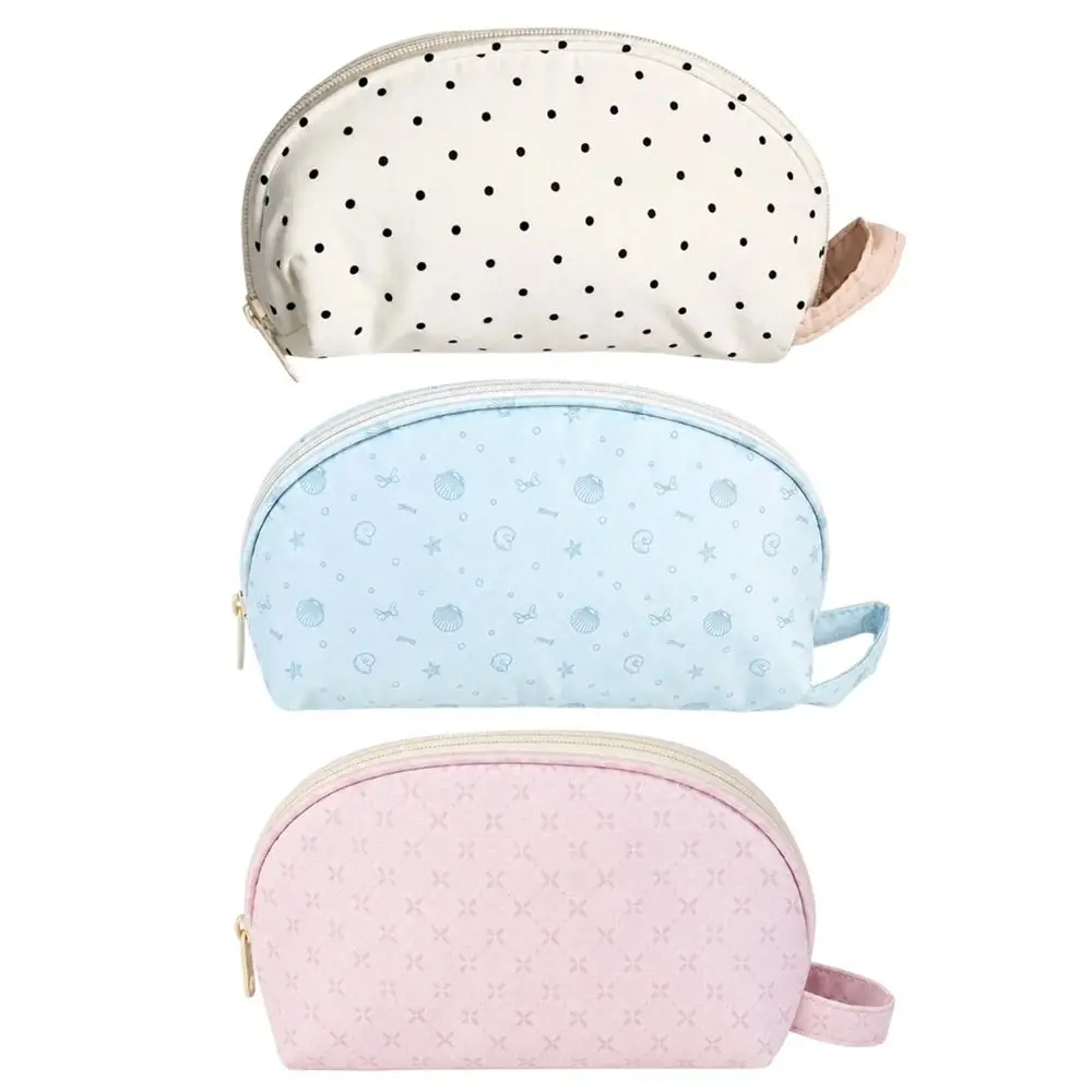 Trousse à crayons durable à motif à pois, design portable, grande capacité, sac à stylos, organisateur de papeterie, cadeau pour étudiants